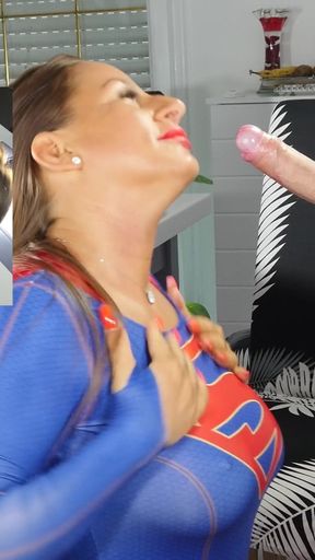 Mila Smart is supergirl and fuck