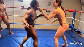 “Nude Catfight 5” Starring Anastasia Vini vs Sugar Diamond ft. Newcomer Daisy Ducati in a 100% real Nude Catfight