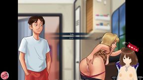 Summertime saga FHD #47 - Fucking my mother in law and i cum inside - Jazziuu - Gameplay