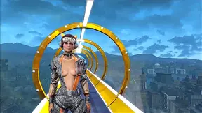 Curvy Brune Babe Rocks Fallout 4 Gear in Hot 3D Hentai Action