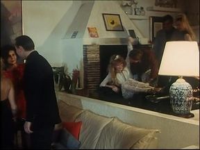 Vintage orgy with double penetration