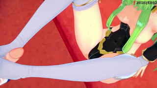 CC (Cheshire Cat) Sucking and fucking -Code Geass -Full Video on Patreon: Fantasyking3