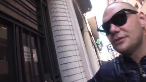 Wild rough sex with stunning brunette slapper in sick leather BDSM