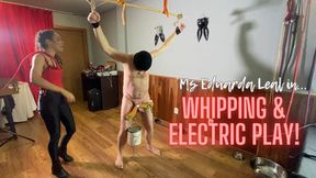 Ms Eduarda Leal uses slave for whipping and electroplay (720 EN-sub)