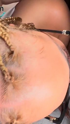 Sexy Ebony Swinger Couple Uses Hotwife Lexi Love's Pussy to Pleasure Themselves!