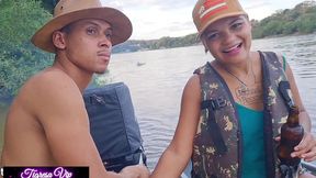 tigresa vip sai pra pescar com miia thalia com dois guia de pesca mais no final elas queria mesmo sexo (parte1)