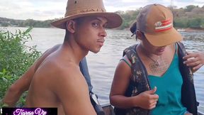 tigresa vip sai pra pescar com miia thalia com dois guia de pesca mais no final elas queria mesmo sexo (parte1)