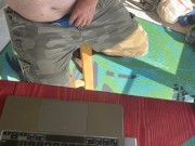 mid morning stress relief to some TS porn