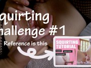 We begin the Japanese Wife Squirting Challenge | referred to the video of "Mr Pussy Licking"