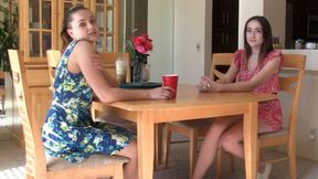 A sizzling game of Strip Liar&#039;s Dice where the loser sheds a layer