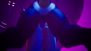 Elf bliver kneppet af Alien Shark!