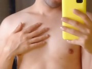 naked on mirror