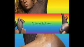 Big ass tranny Divine Diana twerks on cam