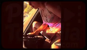 Blonde Amateur Fingering Herself in Public Car – Steamy Solo Play
