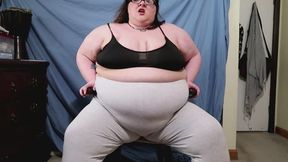BBW Faery Gets Stuck In Chair