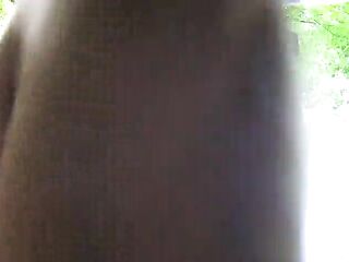 See my bazookas bounce from beneath during the time that I suck this large weenie at a public park until that guy cums all over me!