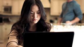 ”Asian teen Lulu Chu heard MILF Slimthick Vic fuck her roomie Seth Gamble”