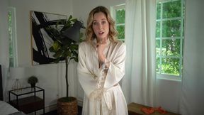 Millie Morgan's Playful JOI with a Realistic Dildo & Foot Tease