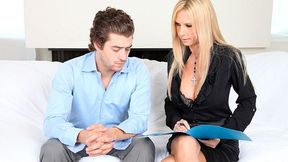 Admirable Brooke Tyler at straight hair movie