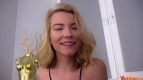 Teeny Nail & Screaming Orgasm With Polly White
