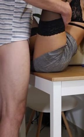 I Fucked My Secretary Working From Home