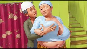 Seductive Older Woman's Lewd Fantasies Come True in CartoonXXX