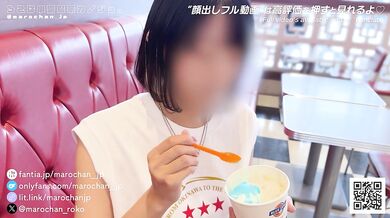 Japanese woman goes all out with public blowjob and handjob huge cum in mouth