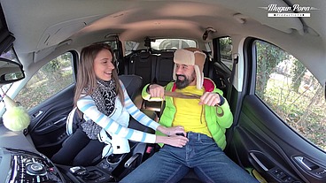 Lili Charmelle - A Car Stop For Fuck And Creampie