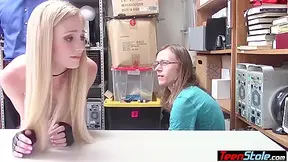 Emma Starletto - Blonde Teen 18+ Thief Fucked By A Lp Officer Next To Her Stepbro