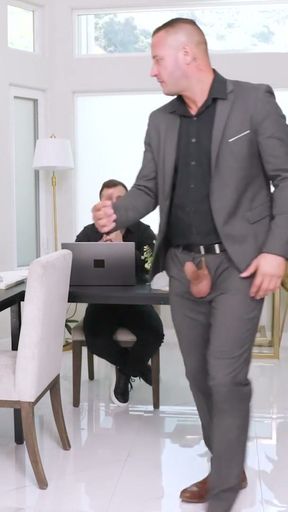Free Use Office Means Unlimited Sex With Our Coworkers   Clip 1