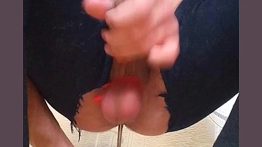 damn hot cute guy rides on a giant bottle and comes without using his hands