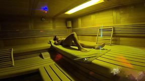 Voluptuous slut with hefty booty gets deep pounded in a steamy sauna