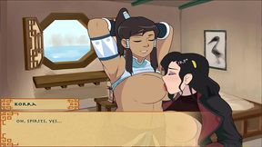 asami sato scenes busty big ass elements trainer book 4