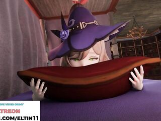 Shemale hentai Amber Hard Screwing Lisa And Getting Creampie - Shemale hentai Genshin Impact Manga 4k 60fps
