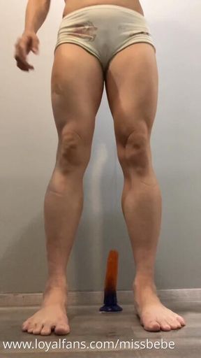 😘💕😍♥️ petite Asian riding dildo and loving feeling it in my 🐱♥️😍💕😘