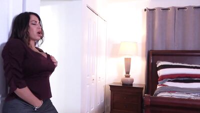 Curvaceous Latina mommy is taking care of her horny stepson and his cock