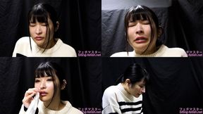 Sakura Kurumi - CLOSE-UP of Japanese cute girl SNEEZING - MOV