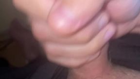 Masturbating and spitting on my cock &mdash;  cumming