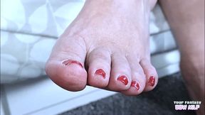 For all my foot fetish guys (heels fishnets bbw amateur milf wife homemade mature big saggy tits)
