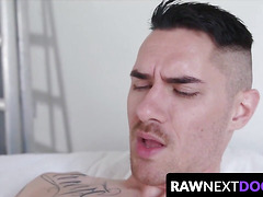 RawNextDoor.com - Tight bottom Roman Todd destroyed by ripped jock Zak Bishop with a big cock