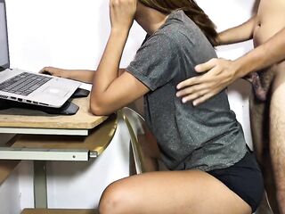 She Was Just Trying to Work from Home, But I Had Other Plans for that Tight Booty - Mariangel Belle Creampied Hard