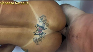 I went to get a tattoo and ended up having sex with the tattoo artist Shemale Vanessa Rafaella -