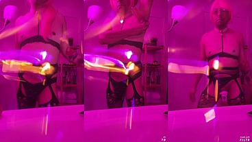 Sissyamarak - Chastity Dancing in Lingerie