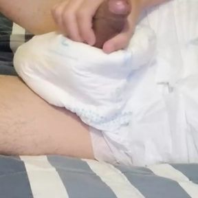 Twink ABDL Diaper Boy Masturbation