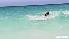Mermaid gets her tight ass fucked and creampied