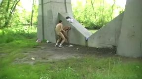 192 ebony twink fucked outdoor by young bootballer