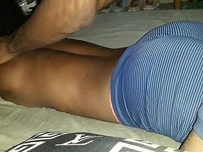 Stepmom was horny and asked for a massage on her stepson