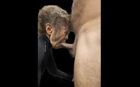 Granny Loves Sucking Cock and Swallowing Cum!!