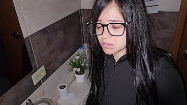 So my step-cousin and I go to the bathroom to get the milk while my family fights over the land.