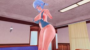 Big Titty 3D Hentai Bitches Getting Ass Fucked While Masturbating